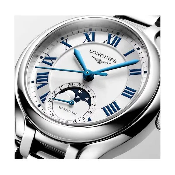 Longines PrimaLuna Moonphase 34mm Image 2 Aires Jewelers Morris Plains, NJ