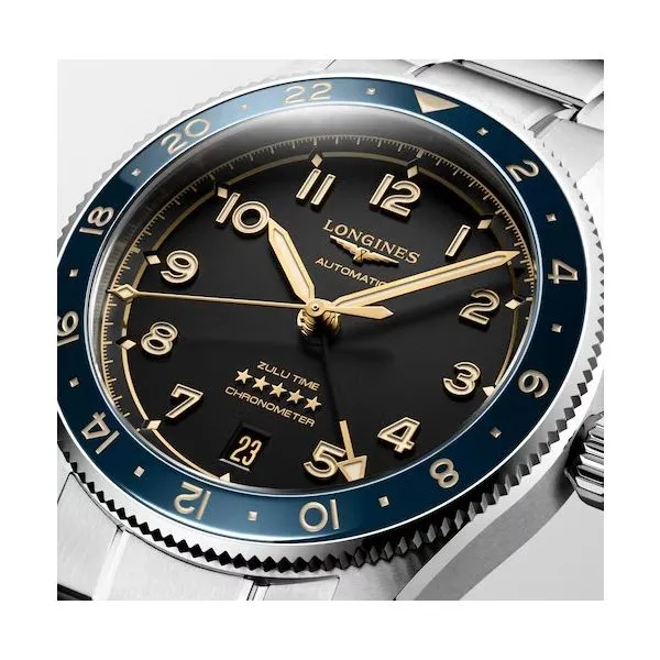 Longines Spirit Zulu Time 93mm Image 2 Aires Jewelers Morris Plains, NJ