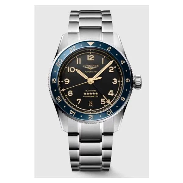 Longines Spirit Zulu Time 93mm Aires Jewelers Morris Plains, NJ