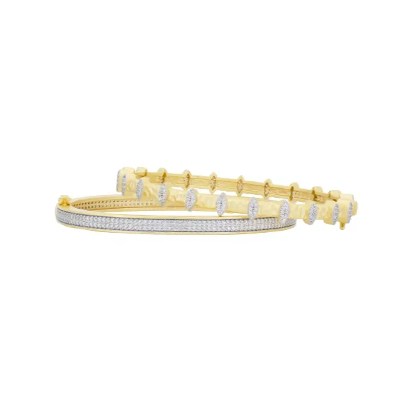 Freida Rothman Petals in Bloom 2 Bangle Set Aires Jewelers Morris Plains, NJ