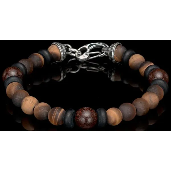 William Henry Men's Beaded Bracelet Aires Jewelers Morris Plains, NJ