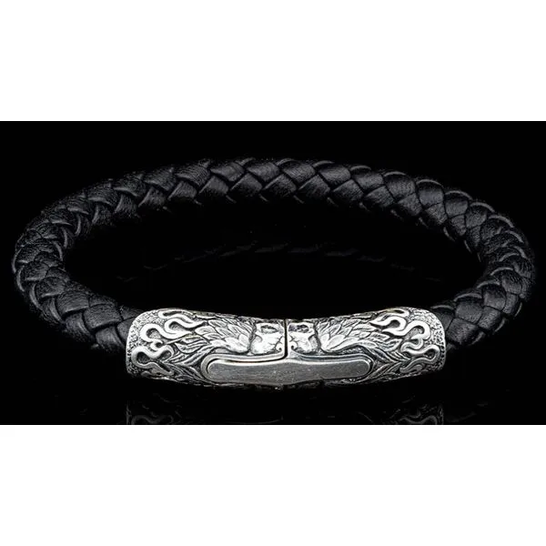 William Henry Men's Leather Bracelet Aires Jewelers Morris Plains, NJ