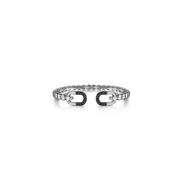 Gabriel & Co Silver Black Spinel Bracelet Aires Jewelers Morris Plains, NJ