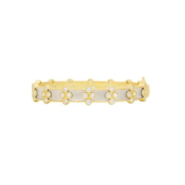 Freida Rothman Brooklyn in Bloom Hinge Bangle Aires Jewelers Morris Plains, NJ