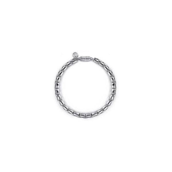 Gabriel & Co. Silver Round Link Bracelet Aires Jewelers Morris Plains, NJ