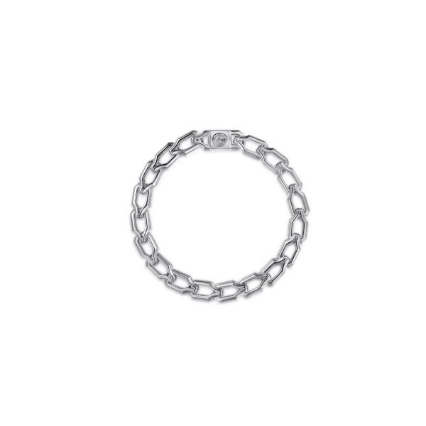 Gabriel & Co Silver Link Bracelet Aires Jewelers Morris Plains, NJ