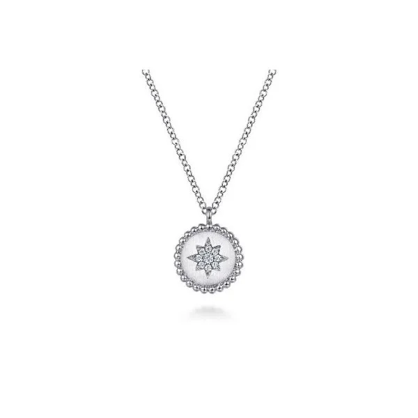 Gabriel & Co Sterling Silver Star Pendant Aires Jewelers Morris Plains, NJ