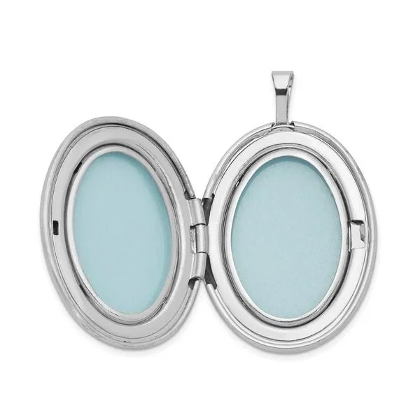 Silver Locket Pendant Image 2 Aires Jewelers Morris Plains, NJ
