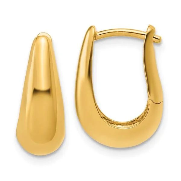 Silver Gold Plated Hoop Earrings Aires Jewelers Morris Plains, NJ