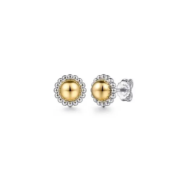 Gabriel & Co Gold and Silver Earrings Aires Jewelers Morris Plains, NJ