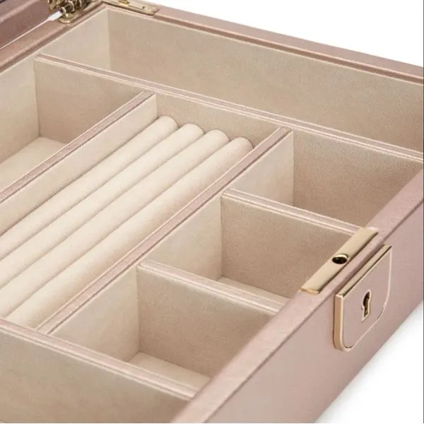 Wolf Palermo Jewelry Box - Rose Gold Image 4 Aires Jewelers Morris Plains, NJ