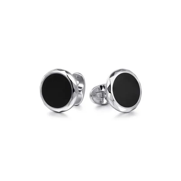 Gabriel & Co Silver Cuff Links Aires Jewelers Morris Plains, NJ