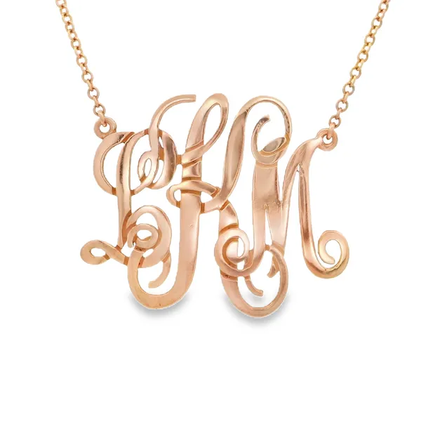 Aires Monogram Necklace Aires Jewelers Morris Plains, NJ