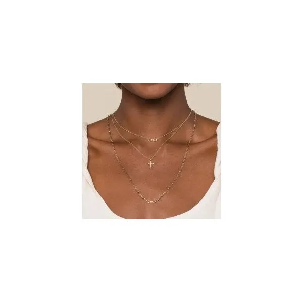 Gabriel & Co Paperclip Chain Image 2 Aires Jewelers Morris Plains, NJ
