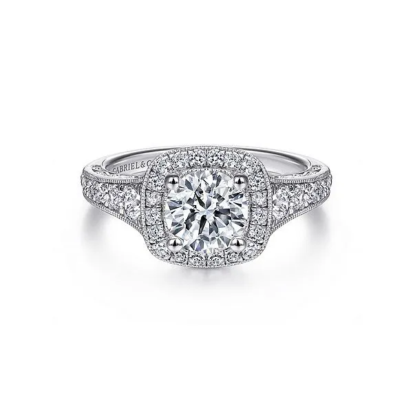 Gabriel & Co Engagement Ring Mounting Aires Jewelers Morris Plains, NJ