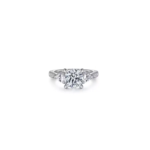 Gabriel & Co Engagement Ring Mounting Aires Jewelers Morris Plains, NJ