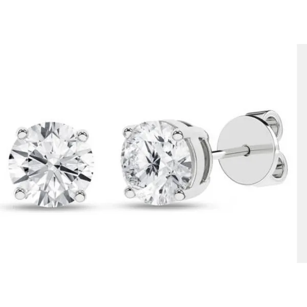 14Kt White Gold 1.00Ctw Lab Grown Diamond Studs, Color E-F, Clarity Vs Albert's Jewelers Kingsland, GA