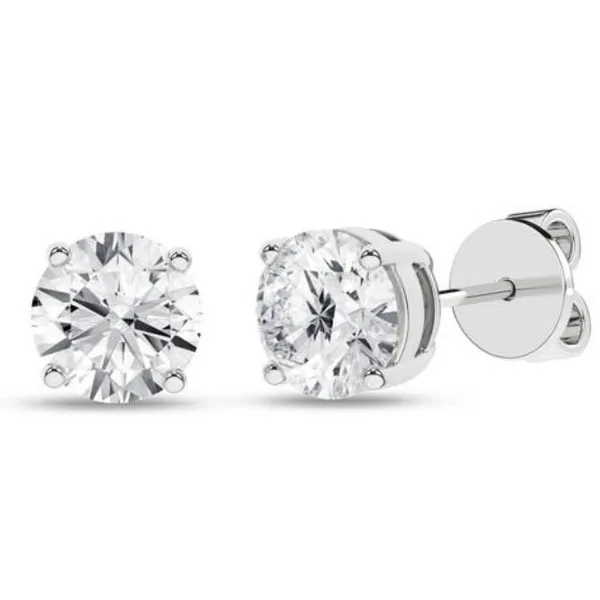 14Kt White Gold 1.50Ctw Lab Grown Diamond Studs, Color E-F, Clarity Vs Albert's Jewelers Kingsland, GA