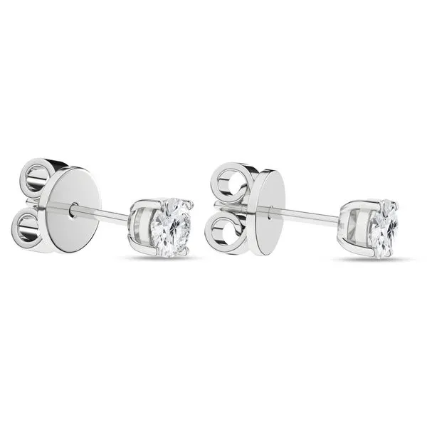 14Kt Gold .50Ctw Lab Grown Round Brilliant Diamond Stud Earrings Image 2 Albert's Jewelers Kingsland, GA