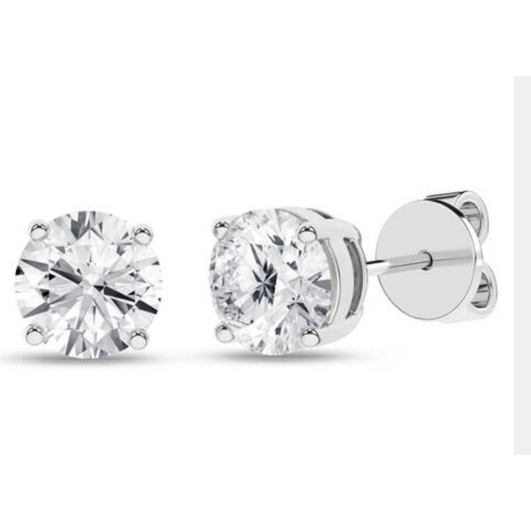 14Kt White Gold 1.00Ctw Lab Grown Diamond Studs, Color E-F, Clarity Vs Albert's Jewelers Kingsland, GA
