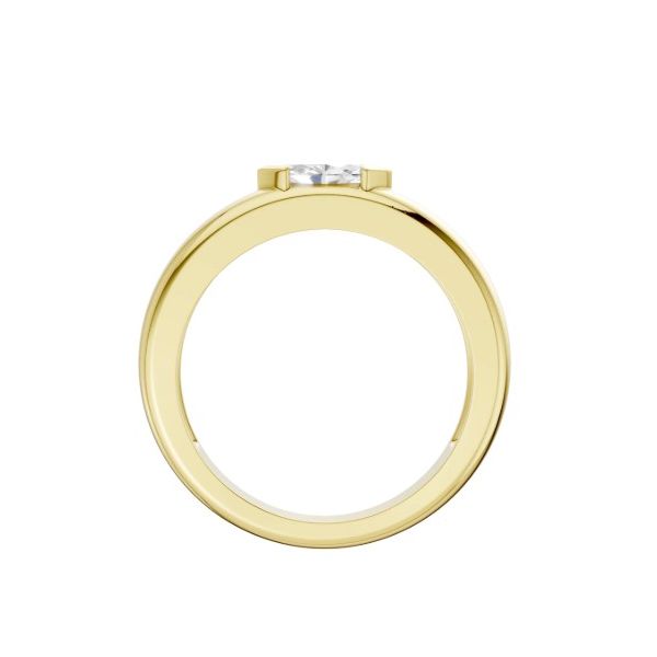Lab Grown Diamonds & 14kt Yellow Gold Double Stack Ring Image 2 Albert's Jewelers Kingsland, GA