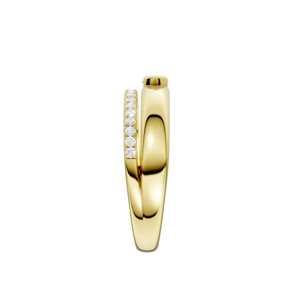 Lab Grown Diamonds & 14kt Yellow Gold Double Stack Ring Image 3 Albert's Jewelers Kingsland, GA