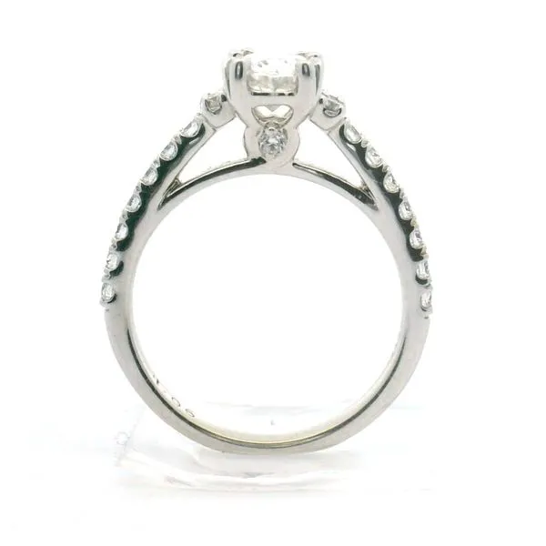 14Kt White Gold 1.50Ctw Lab Grown Diamond Engagement Ring Image 2 Albert's Jewelers Kingsland, GA