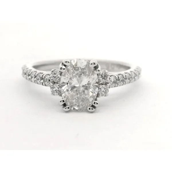 14Kt White Gold 1.50Ctw Lab Grown Diamond Engagement Ring Albert's Jewelers Kingsland, GA