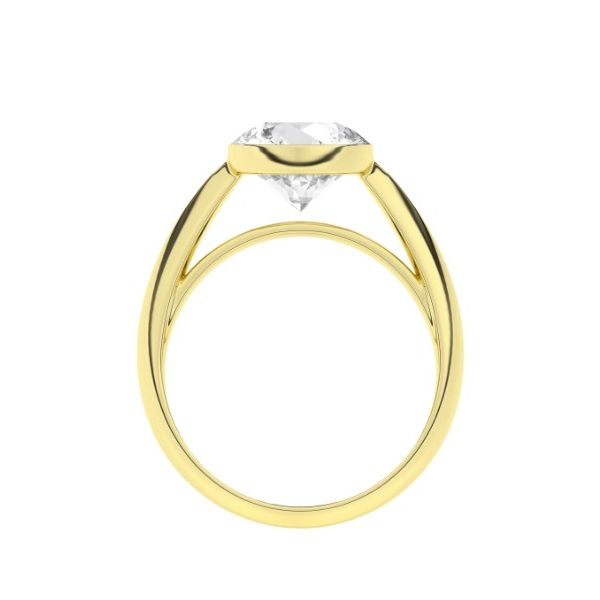 Gorgeous Seamless™ Solitaire Round LGD Ring Image 2 Albert's Jewelers Kingsland, GA