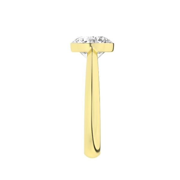 Gorgeous Seamless™ Solitaire Round LGD Ring Image 3 Albert's Jewelers Kingsland, GA