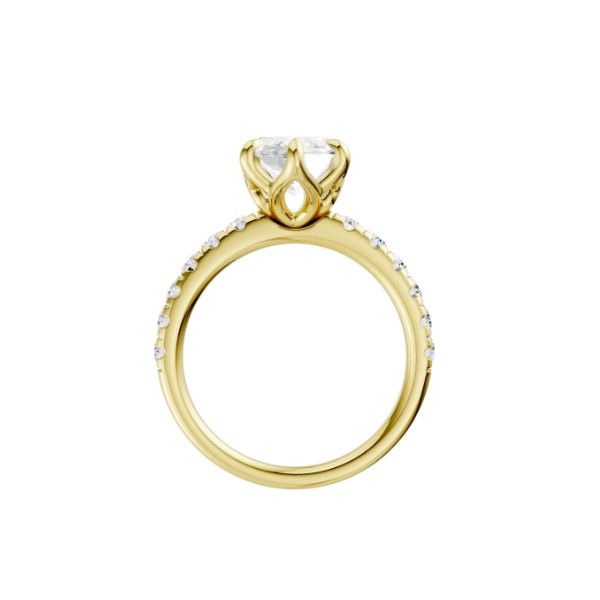 Tulip Head 3 Ct Lab Grown Marquise Brilliant-Cut Center Diamond Image 2 Albert's Jewelers Kingsland, GA