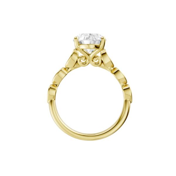 2.58ct Oval Trellis Shank Engagement Ring Image 2 Albert's Jewelers Kingsland, GA
