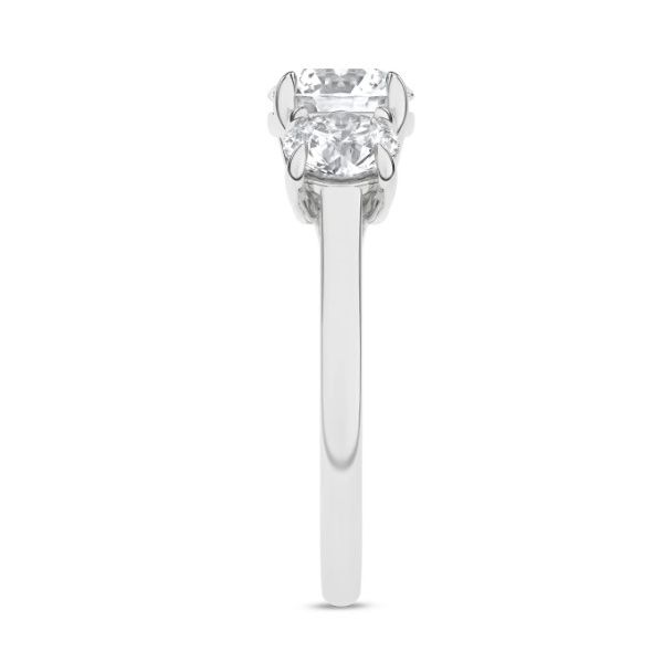 Exquisite Ring is Studded with 3 ctw of LGD set in 14kt White Gold Image 2 Albert's Jewelers Kingsland, GA