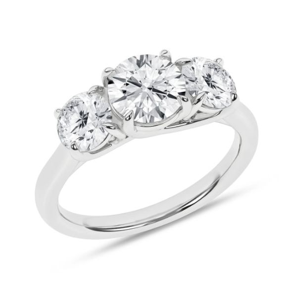 Exquisite Ring is Studded with 3 ctw of LGD set in 14kt White Gold Image 4 Albert's Jewelers Kingsland, GA