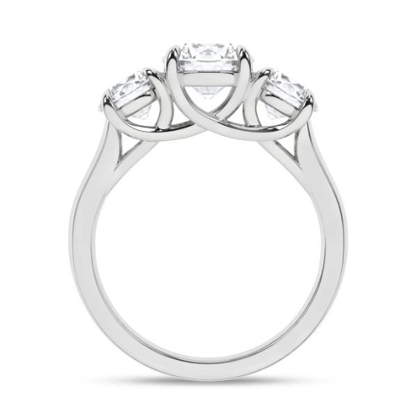 Exquisite Ring is Studded with 3 ctw of LGD set in 14kt White Gold Albert's Jewelers Kingsland, GA
