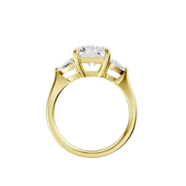 A harmonious display of beauty in 14kt yellow gold, this exquisite ring is studded with 3.66 ctw of diamonds, Image 2 Albert's Jewelers Kingsland, GA