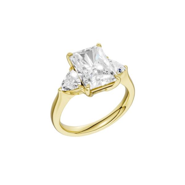 A harmonious display of beauty in 14kt yellow gold, this exquisite ring is studded with 3.66 ctw of diamonds, Image 4 Albert's Jewelers Kingsland, GA