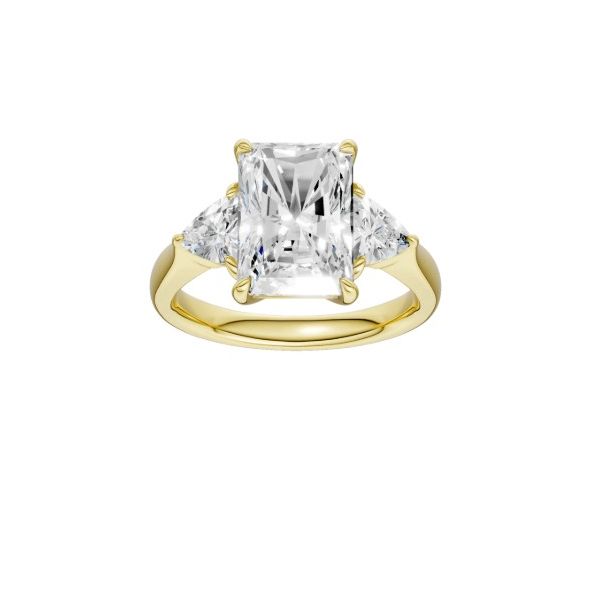 A harmonious display of beauty in 14kt yellow gold, this exquisite ring is studded with 3.66 ctw of diamonds, Albert's Jewelers Kingsland, GA