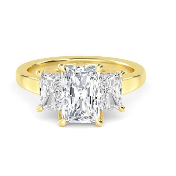 14K Yellow Gold 5.50 CTW Lab-Grown Diamond Engagement Ring Albert's Jewelers Kingsland, GA