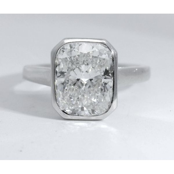 3.00 carat stunner!!! Lab-Grown Cushion-Cut Diamond Engagement Ring Albert's Jewelers Kingsland, GA