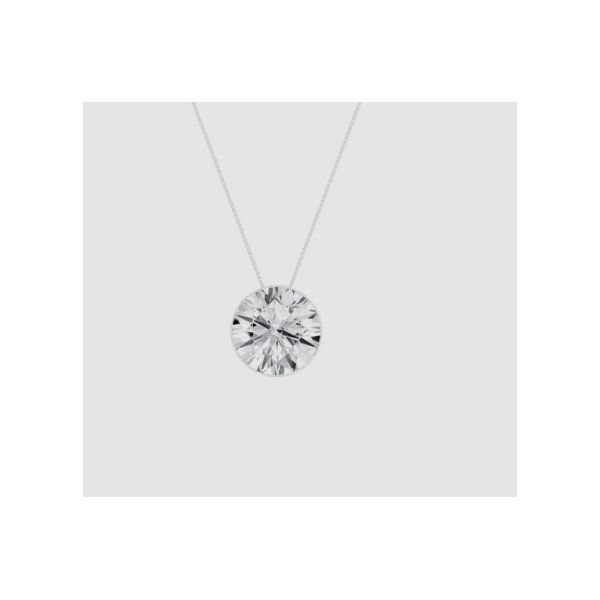 2 ct round lab grown diamond set in 14KT White Gold Albert's Jewelers Kingsland, GA