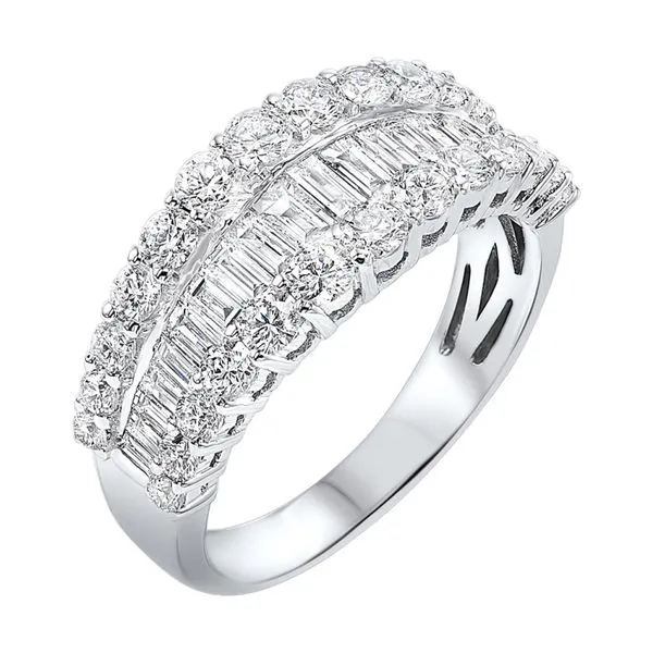 14KT White Gold Diamond Fashion Ring Albert's Jewelers Kingsland, GA