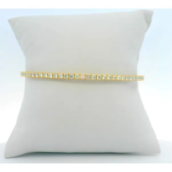 Flex bangle of Diamonds in Yellow Gold!! Image 2 Albert's Jewelers Kingsland, GA