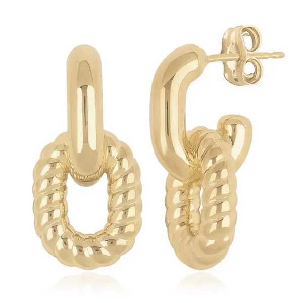 Ss Vermeil Sm Oval Dbl Link Twist Albert's Jewelers Kingsland, GA
