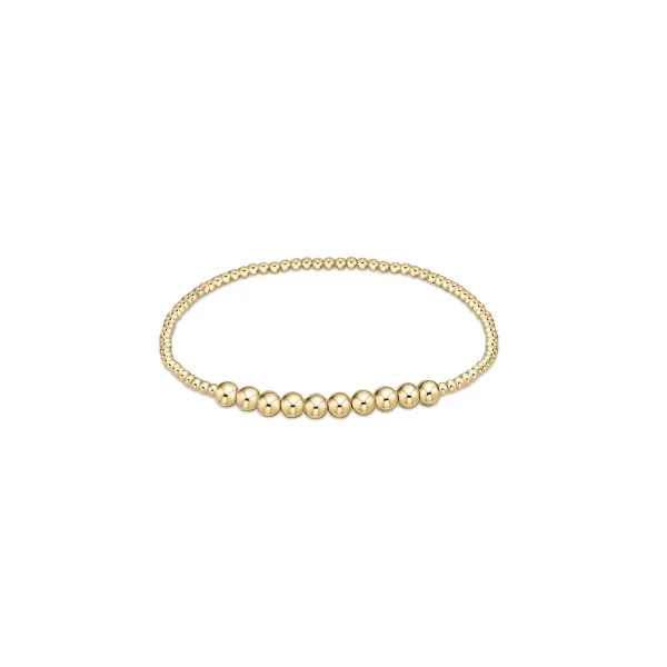 Classic Gold Beaded Bliss 2mm Bead Bracelet - 4mm Albert's Jewelers Kingsland, GA