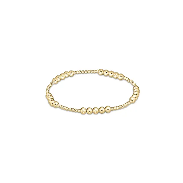 Classic Blissful Pattern 2mm Bead Bracelet - 4mm G Albert's Jewelers Kingsland, GA
