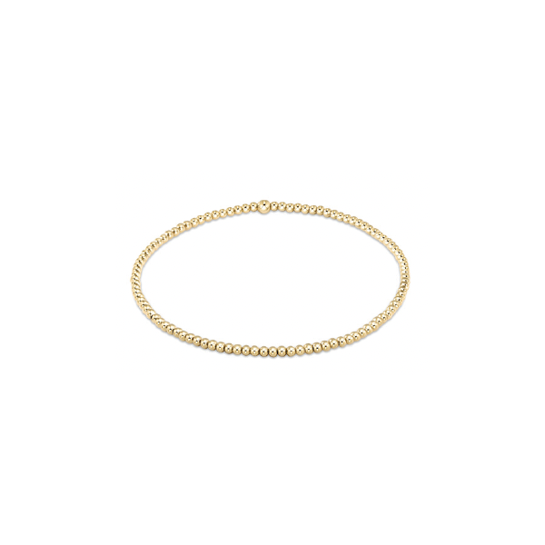 Classic Gold 2Mm Bead Bracelet Albert's Jewelers Kingsland, GA