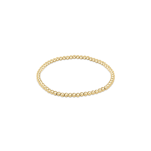 Classic Gold 3Mm Bead Bracelet Albert's Jewelers Kingsland, GA