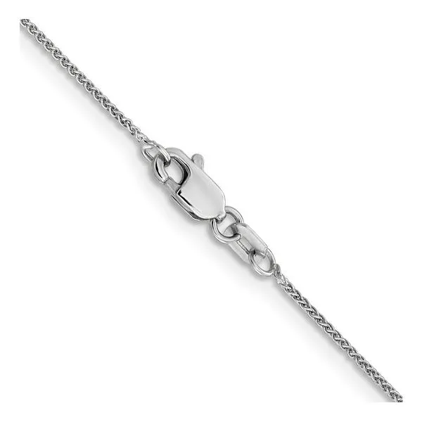 LESLIE'S 14K WHITE GOLD .8MM SPIGA (WHEAT) CHAIN Albert's Jewelers Kingsland, GA