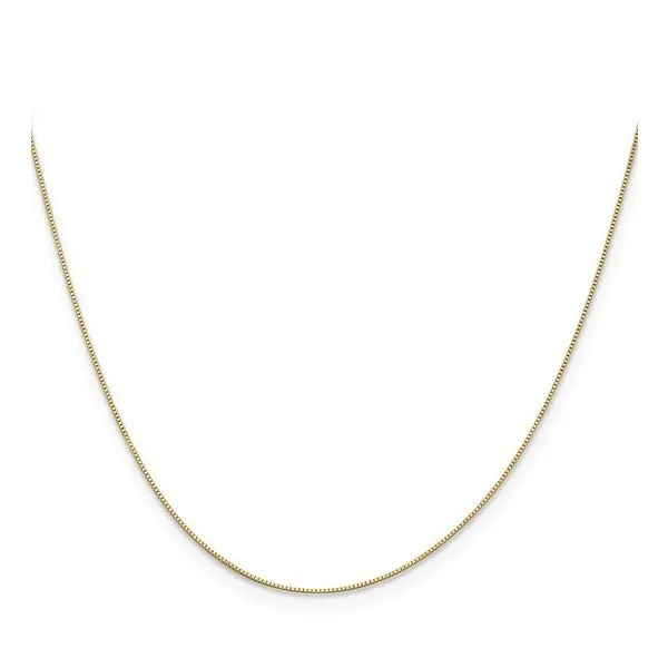 14KT YG BOX CHAIN 18